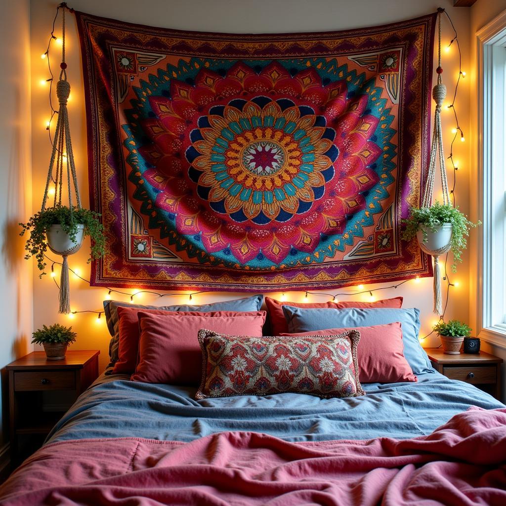 Boho Chic Teenage Room Wall Art