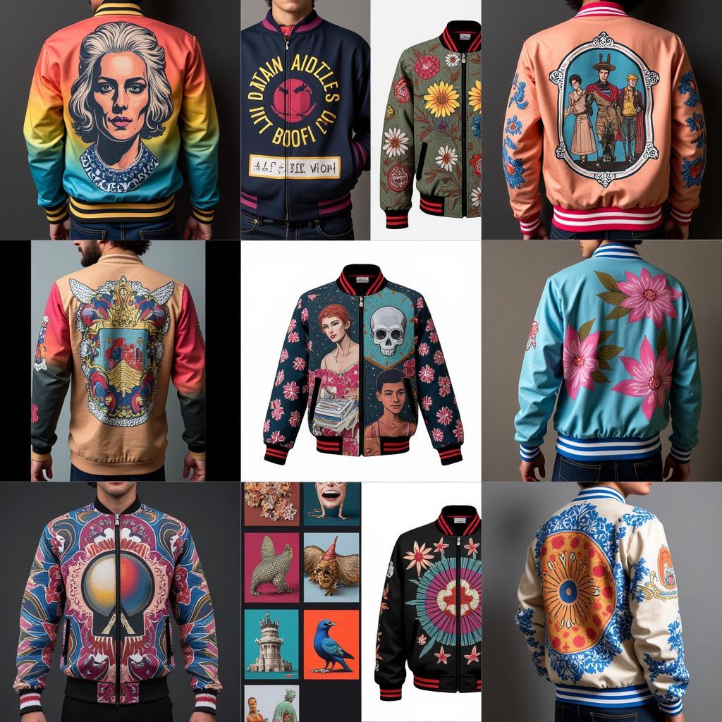 Online Inspiration for Bomber Jacket Art