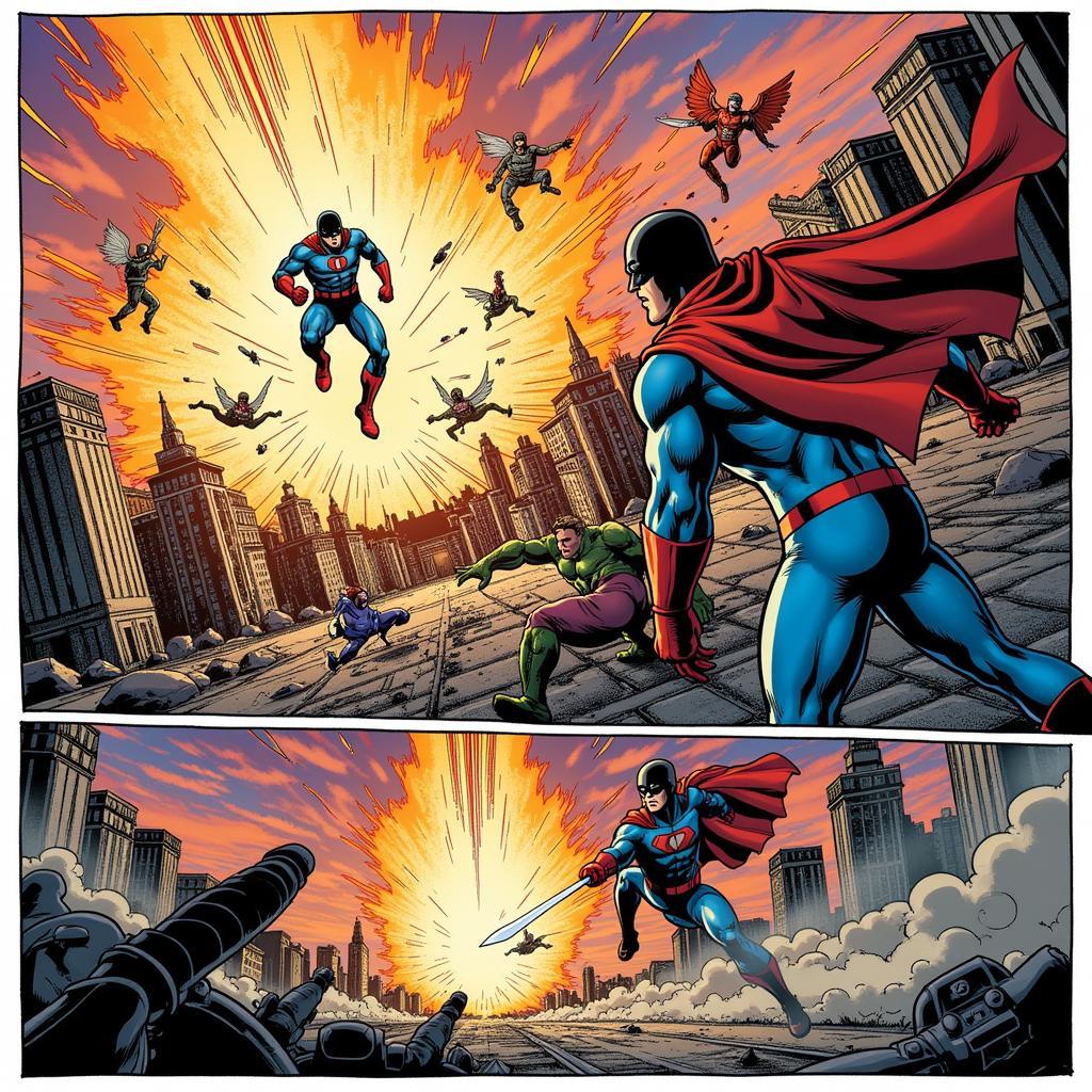 Bryan Hitch's Widescreen Comic Panels