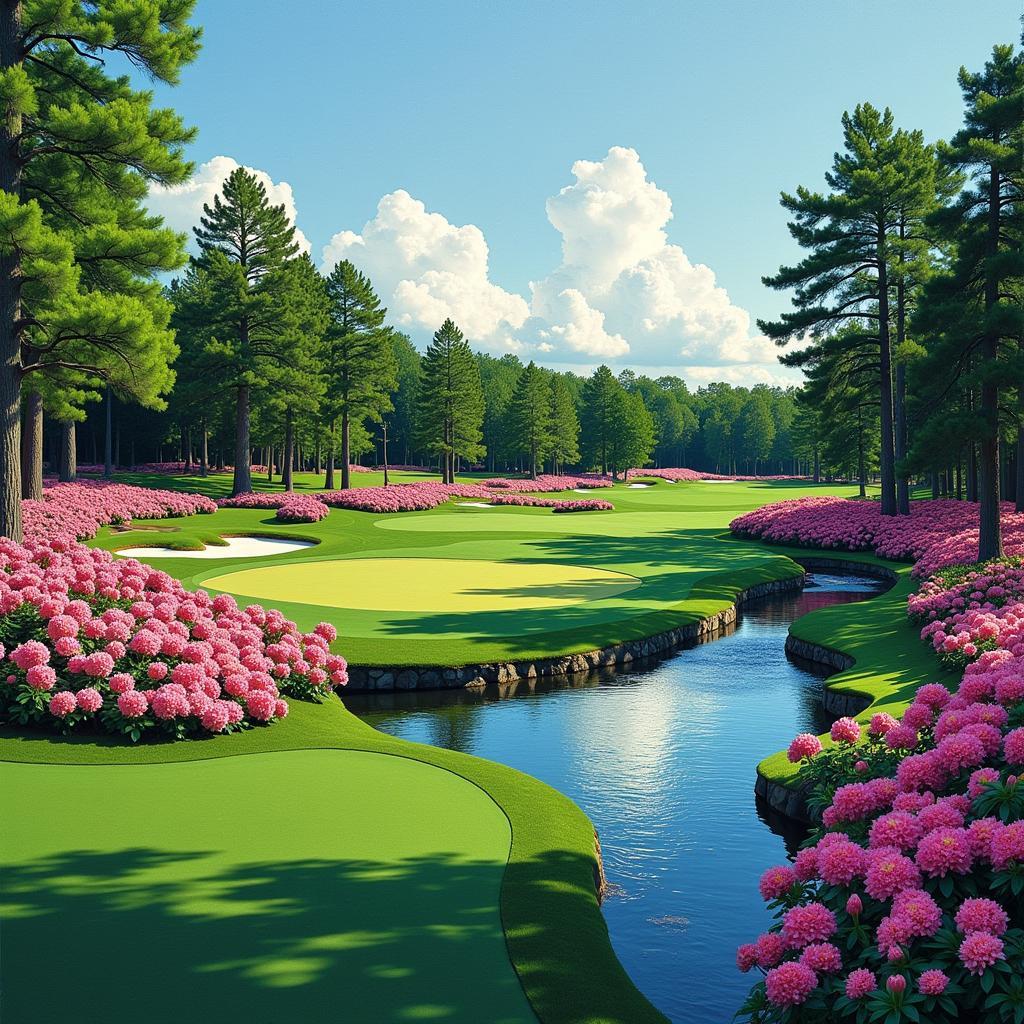 Bud Chapman's Painting of Augusta National Golf Club