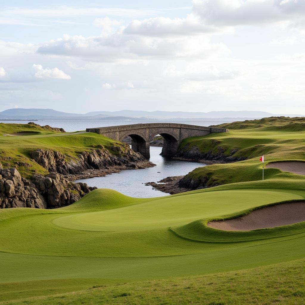 Bud Chapman Painting of St Andrews Old Course