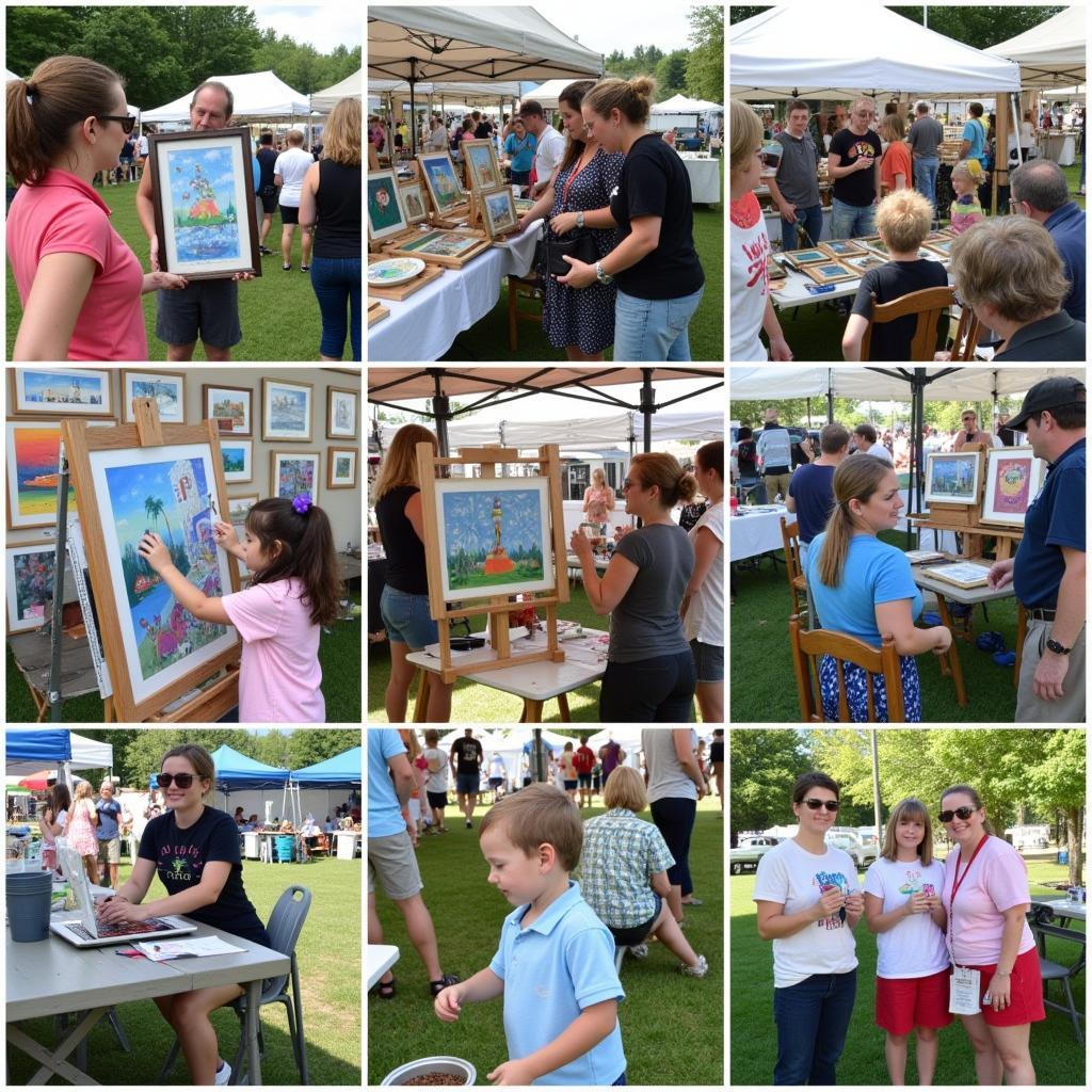 Burrillville Arts Festival Art Display