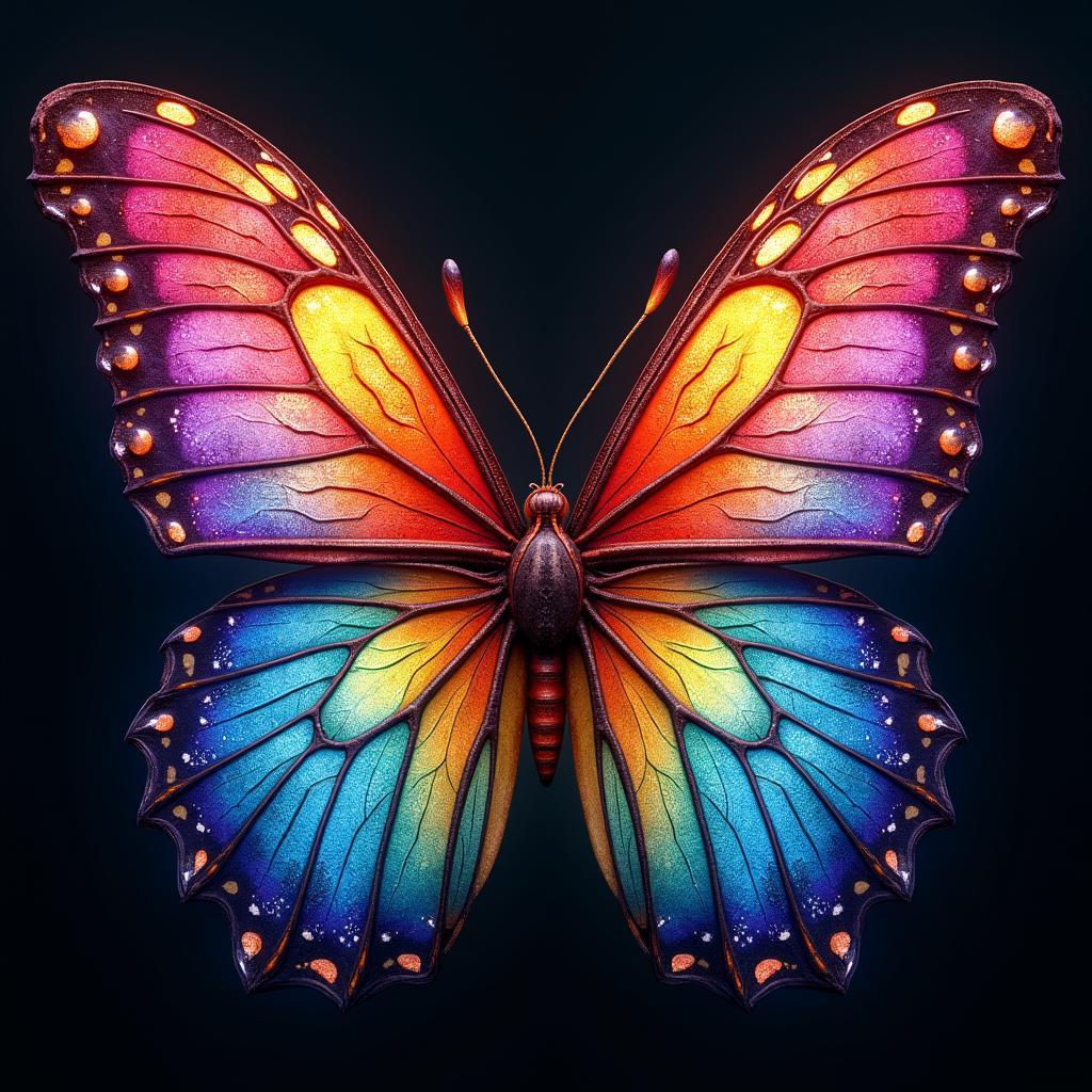 Digital Art Inspired by Butterfly Wings