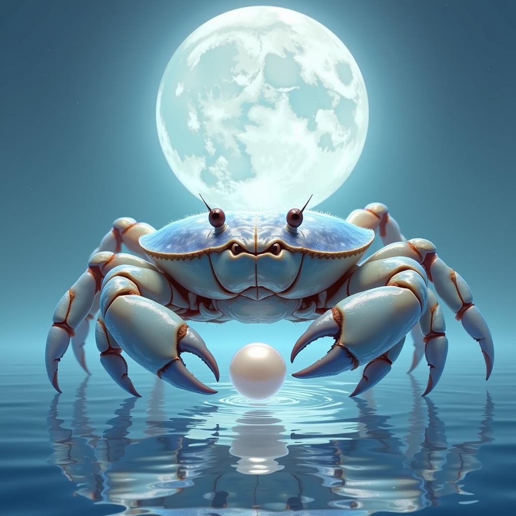 Cancer Zodiac Art: Crab and Lunar Symbolism