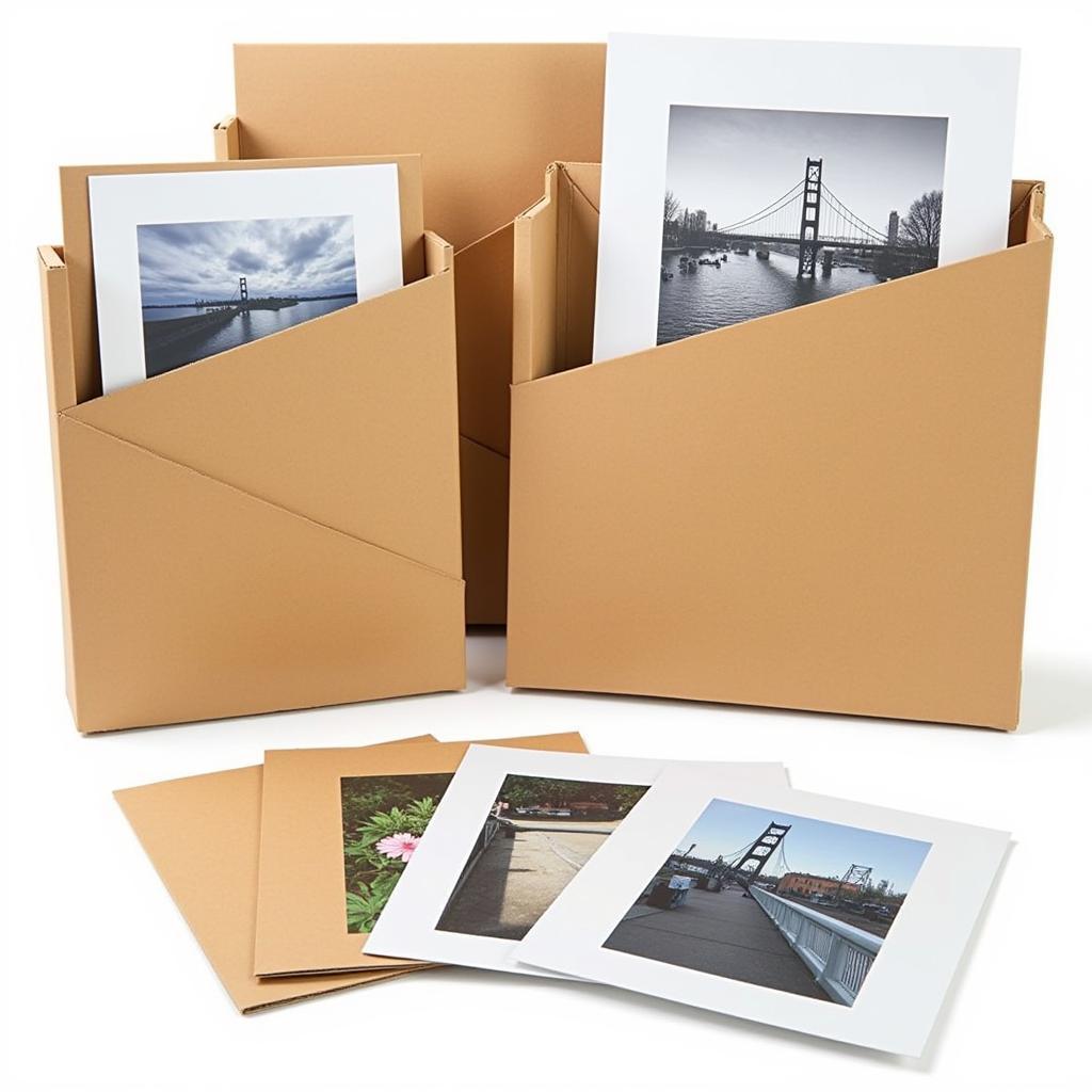 Cardboard Sleeves Protecting Art Prints