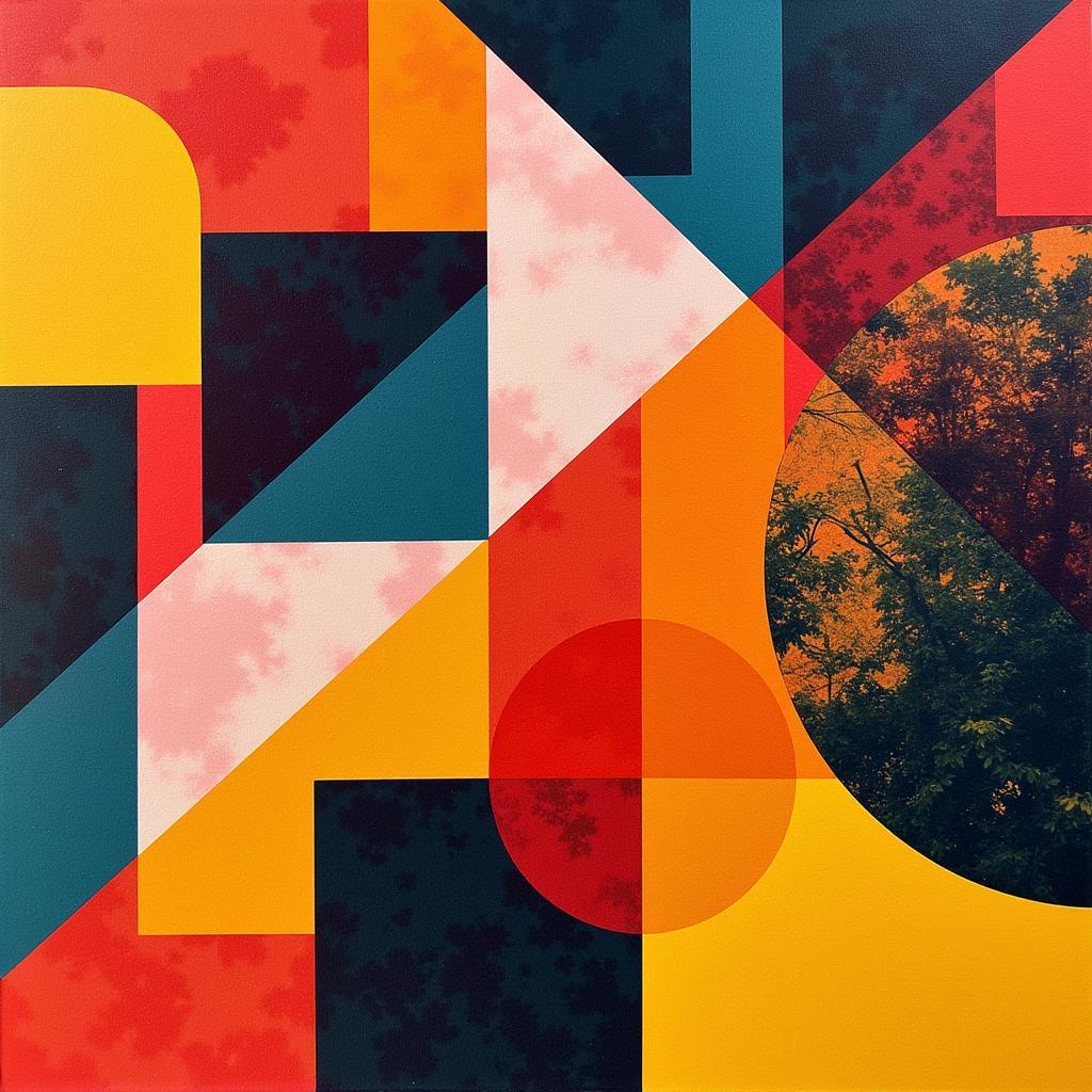 Carla Cohen's Abstract Geometric Digital Art Composition