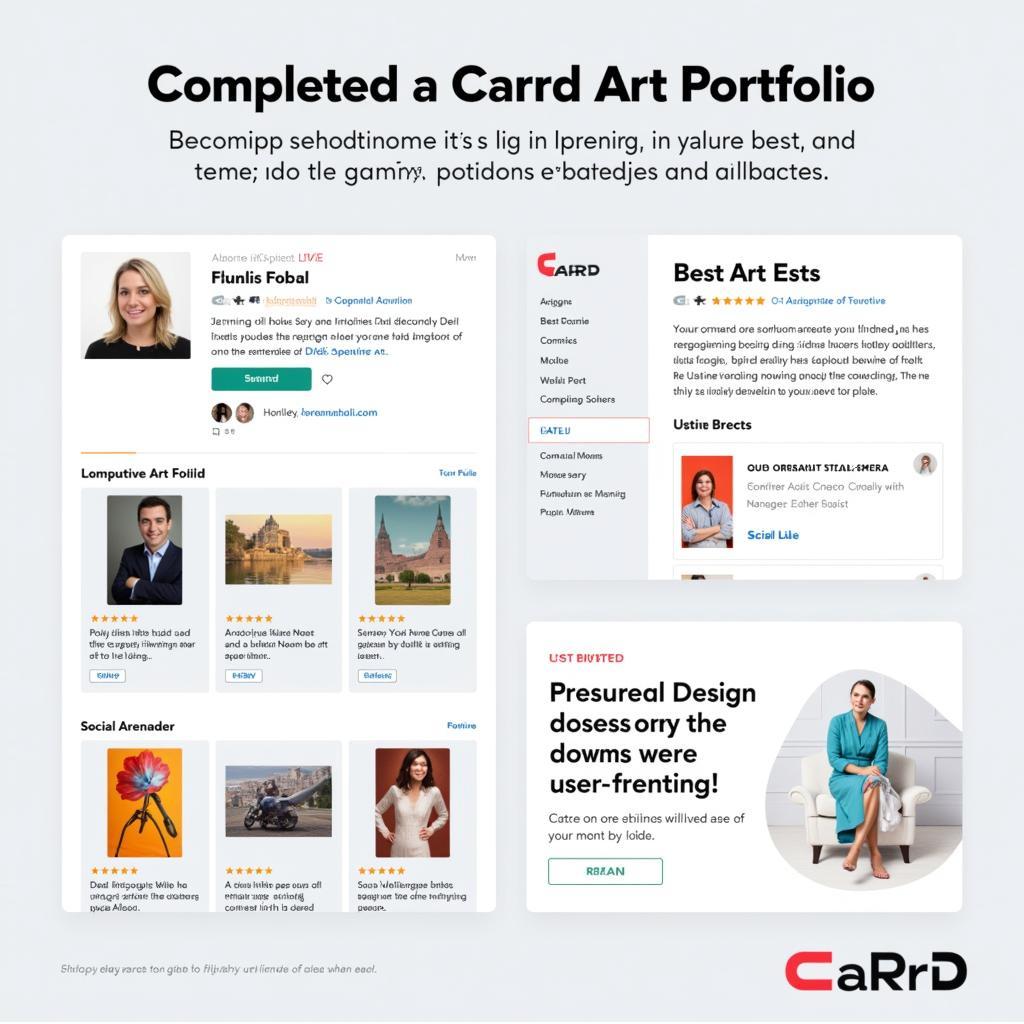 A Stunning Carrd Art Portfolio Example