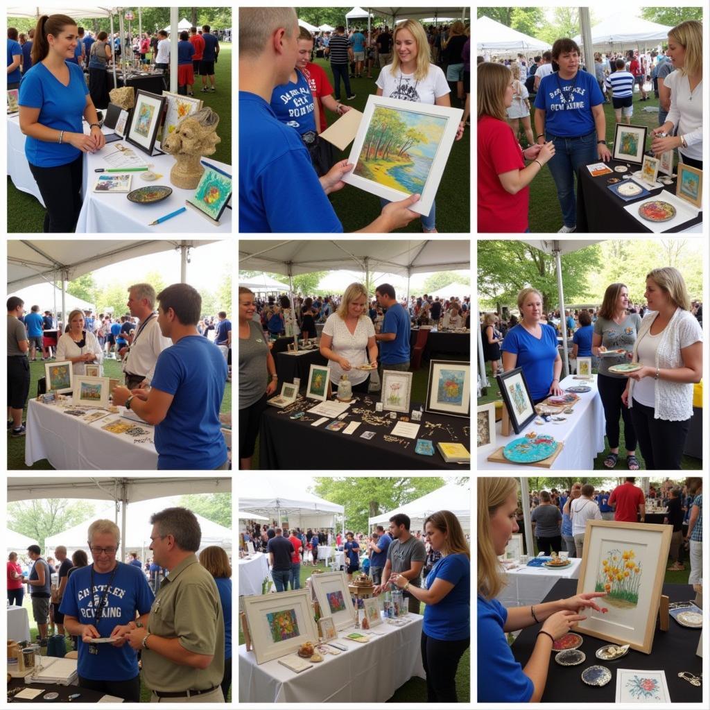 Local Artists Displaying Their Work at the Catonsville Arts Festival