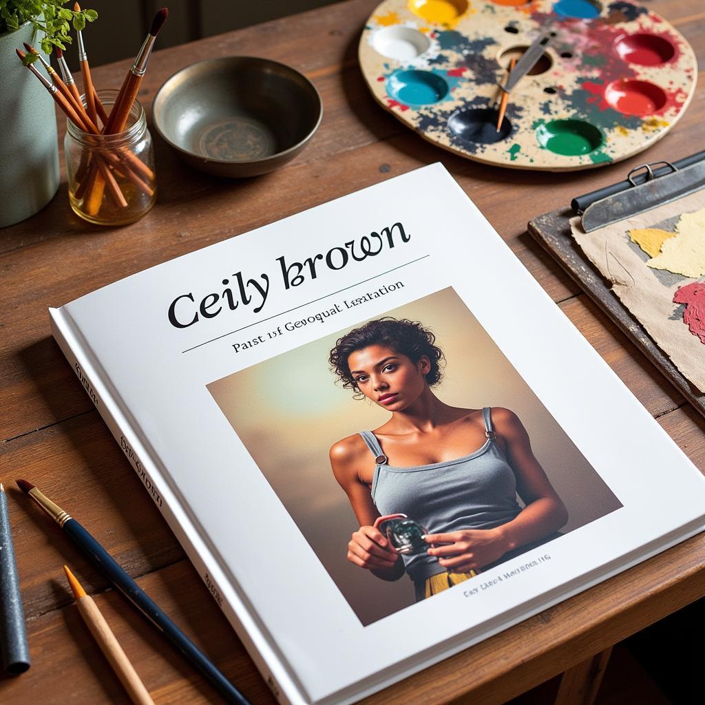 Cecily Brown Art Book Open on a Table