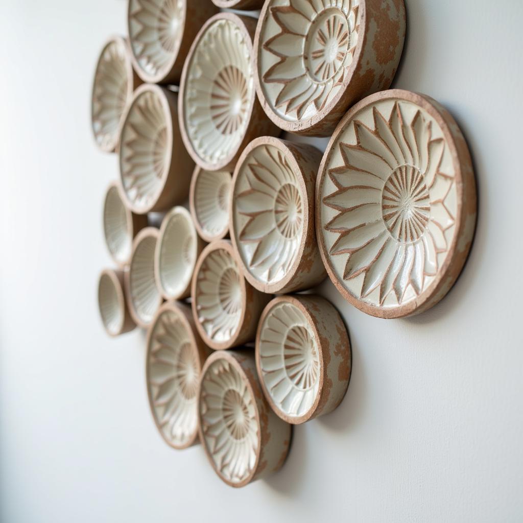 Modern Ceramic Wall Art Sculpture Design