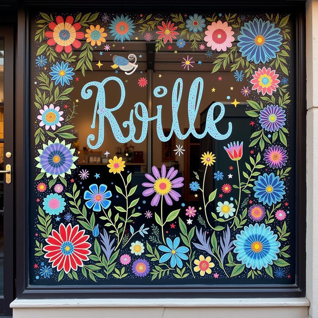 Chalk Marker Art Ideas for Window Display