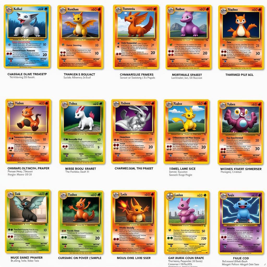 Charmeleon 151 Full Art Card Variations