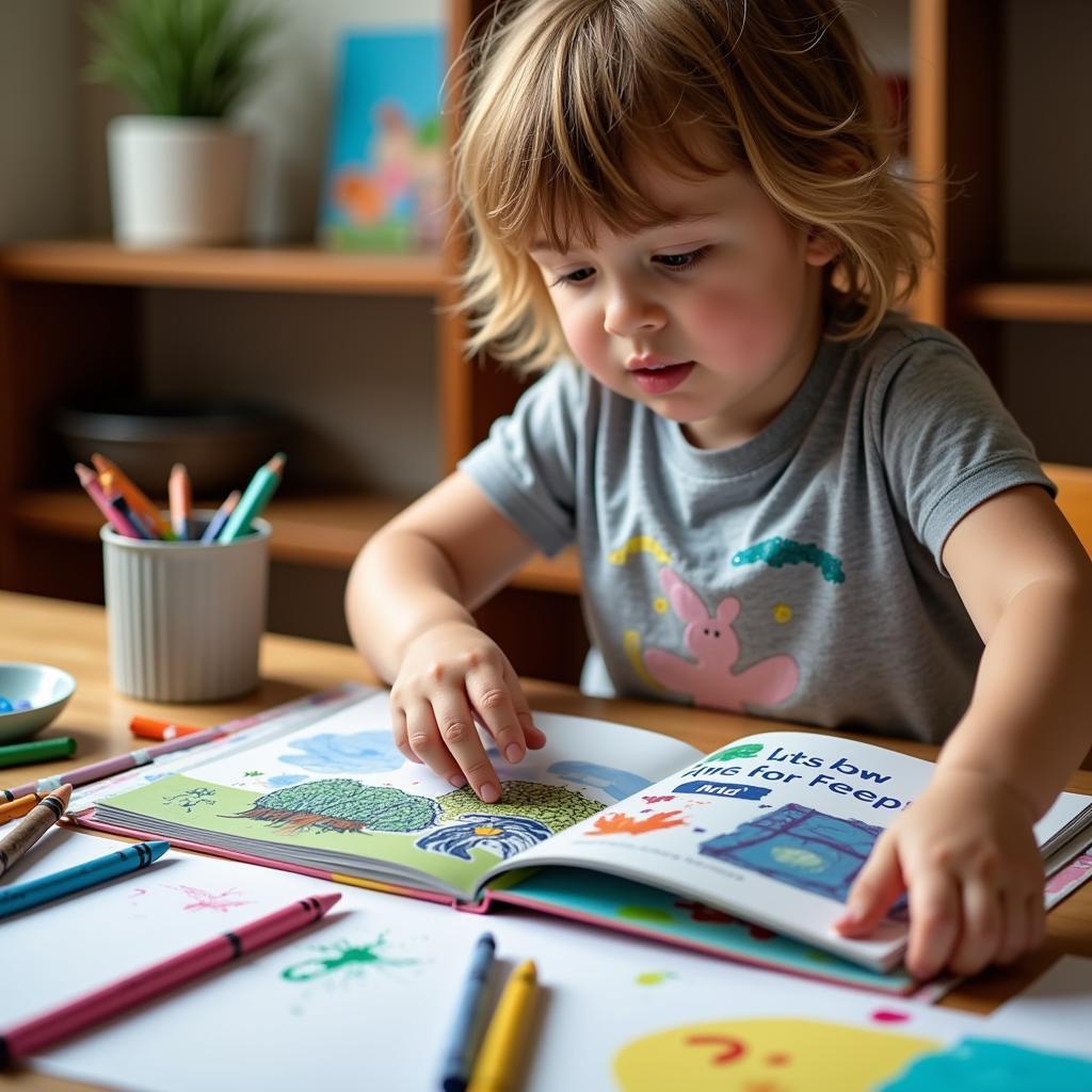 Children's Art Book Inspiring Creativity