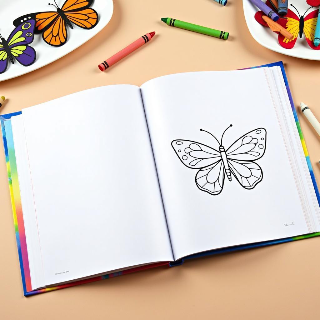 Children's Butterfly Art and Activity Book