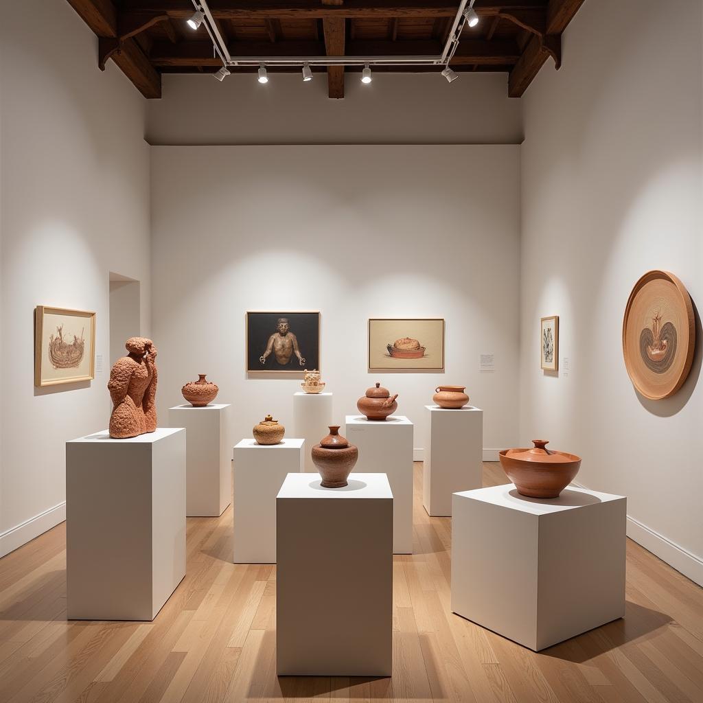 Chinese Clay Art Exhibition in the USA