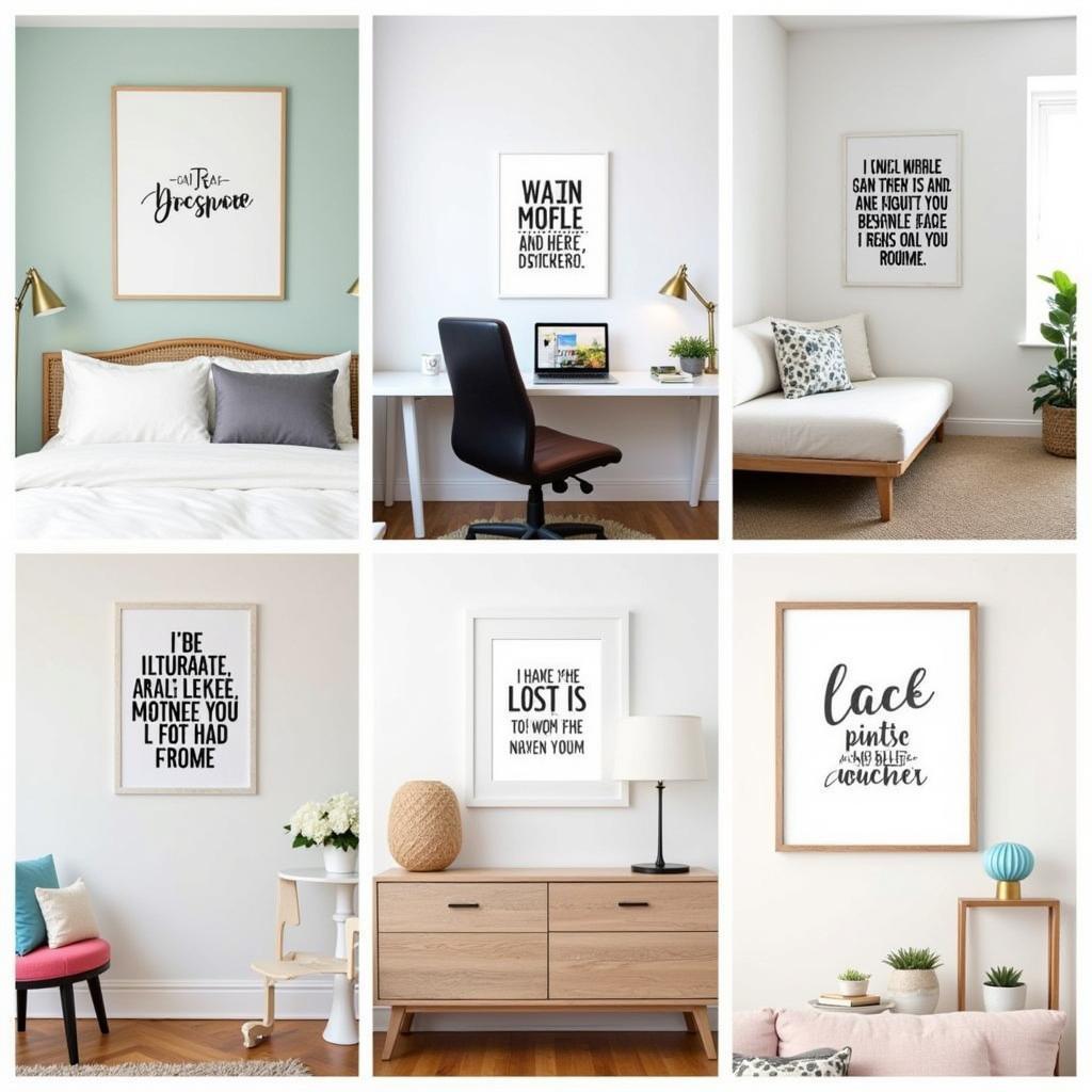 Choosing Inspirational Quotes Wall Art for Different Spaces