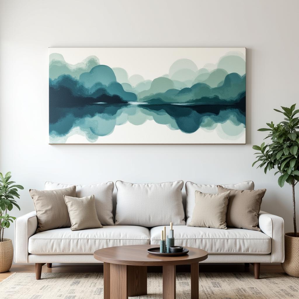 Choosing the perfect large horizontal canvas wall art for your living room