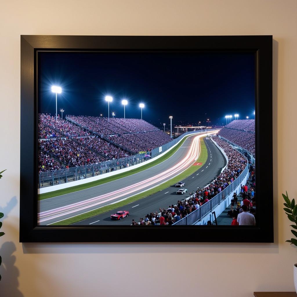 Framed Photograph of COTA Night Race