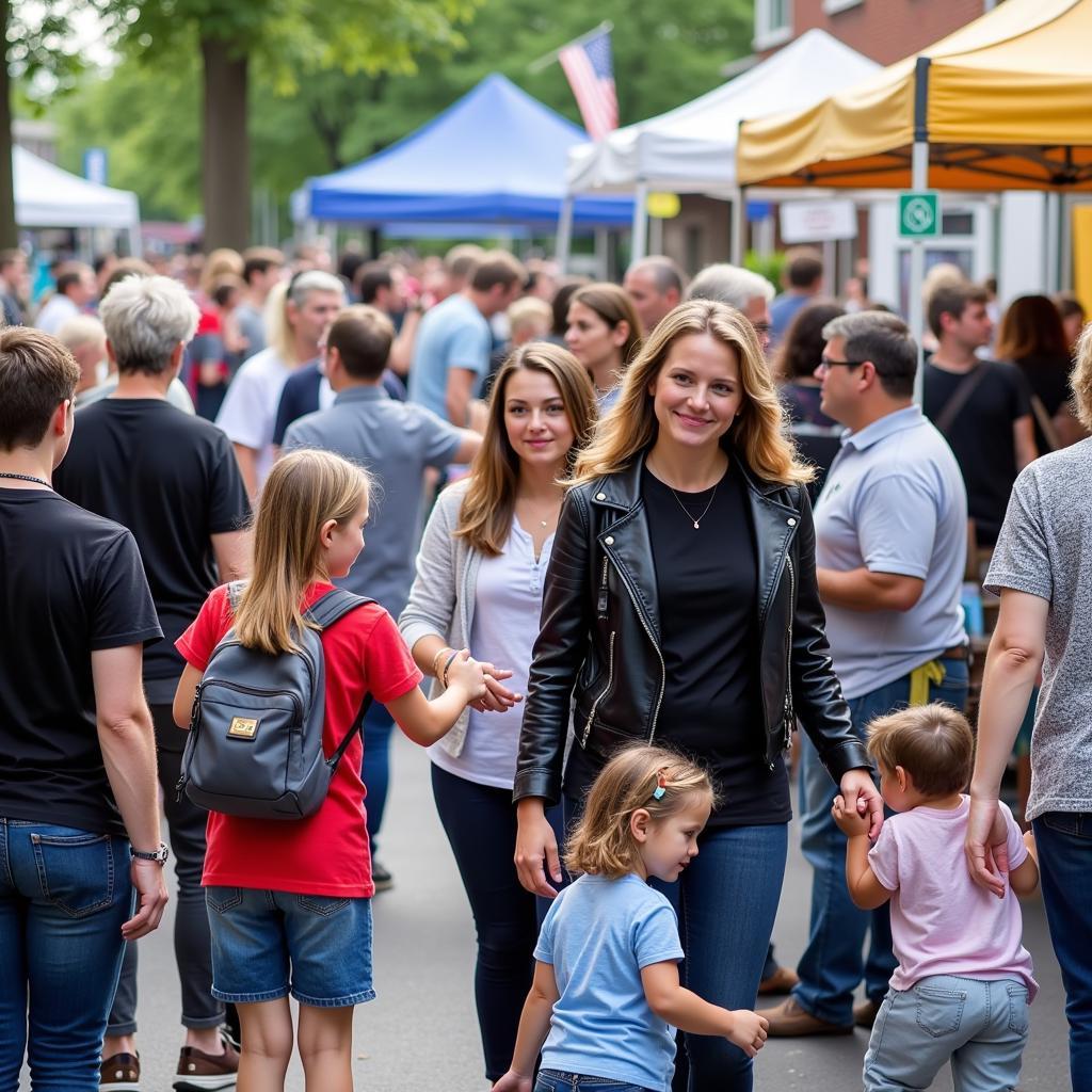 Clarkston Art Fair Diverse Crowd