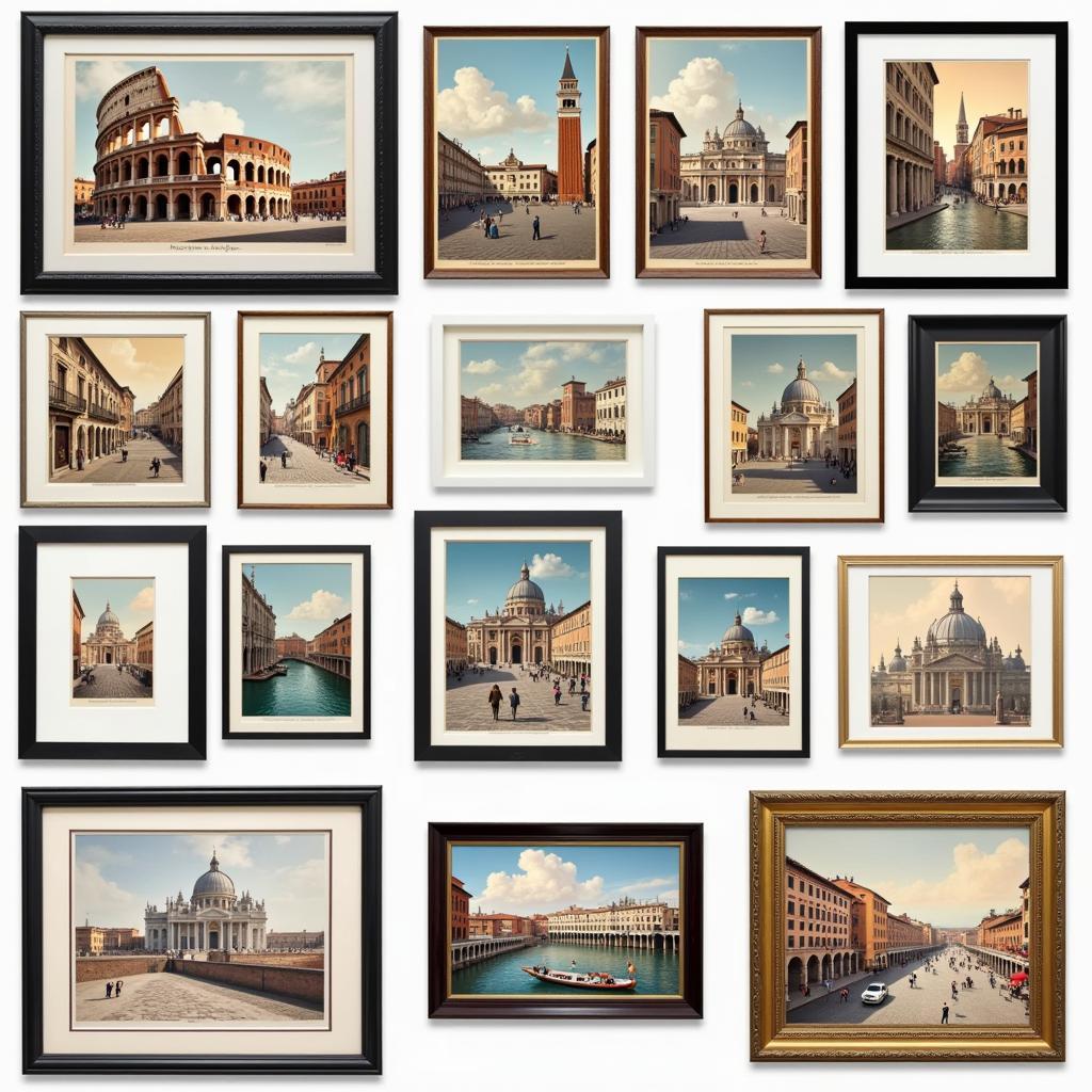 Classic Italian Cityscapes Art Prints Capture Rome and Florence