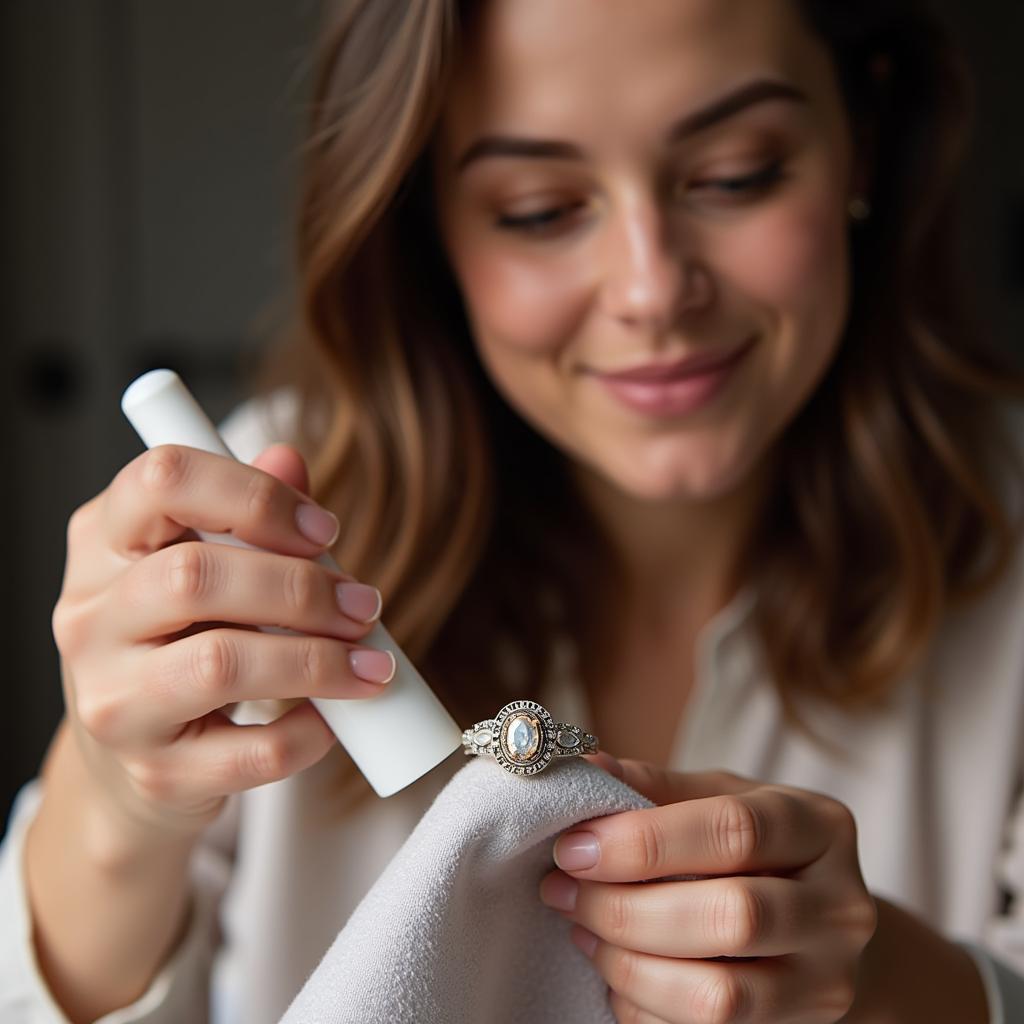 Cleaning and Caring for Art Nouveau Engagement Rings