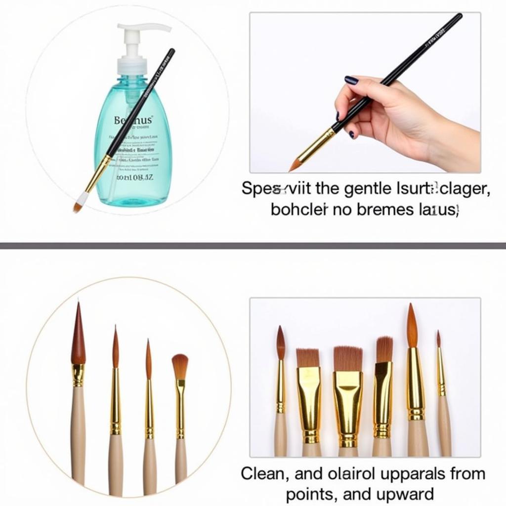 Cleaning and Storing Thin Nail Art Brushes Properly