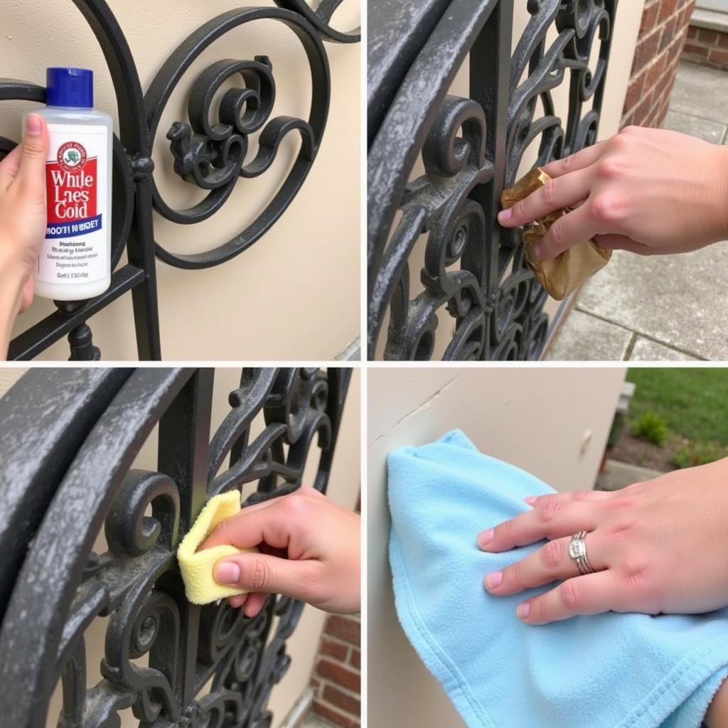 Cleaning Outdoor Iron Wall Art