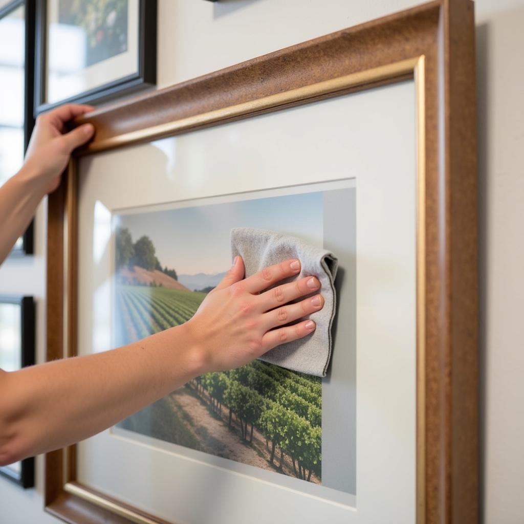 Cleaning Vineyard Wall Art