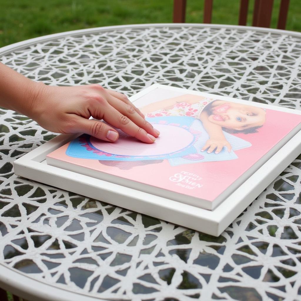 Cleaning Waterproof Outdoor Canvas Art