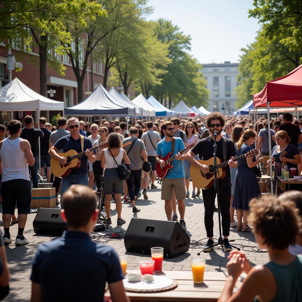 Clear Lake Art in the Park features live music and food vendors