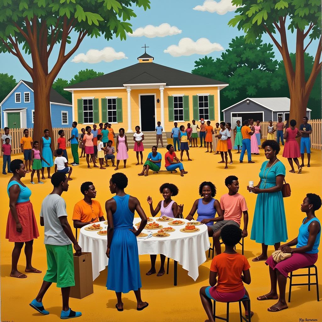 Clementine Hunter African American Life Depiction