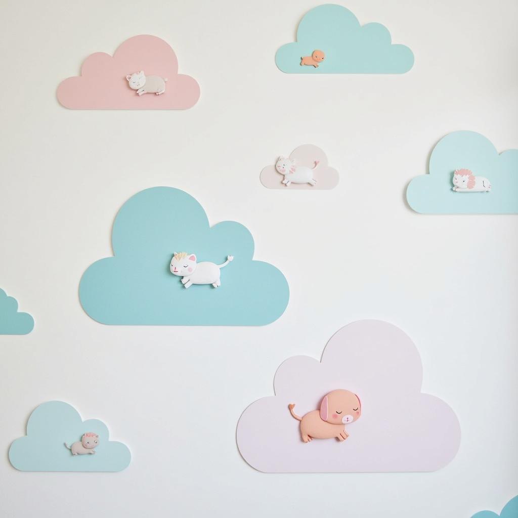 Cloud Wall Stickers Nursery Decor