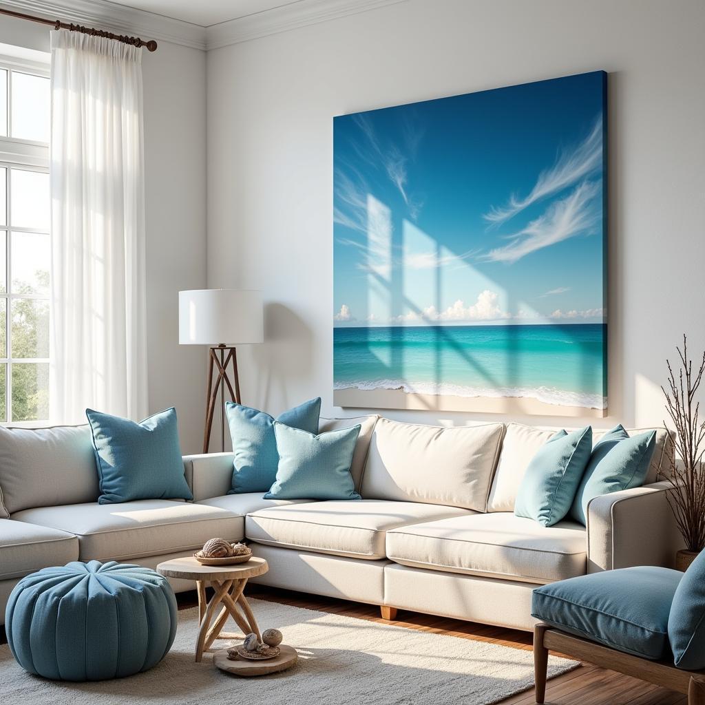 Creating a Coastal Vibe with Canvas Art