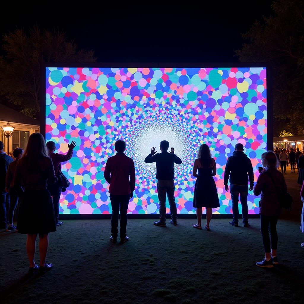 Digital Art Installation at Cohasset Arts Festival