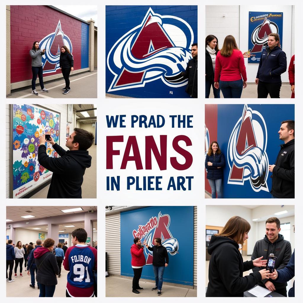 Colorado Avalanche Art: Community Engagement & Fan Interactions