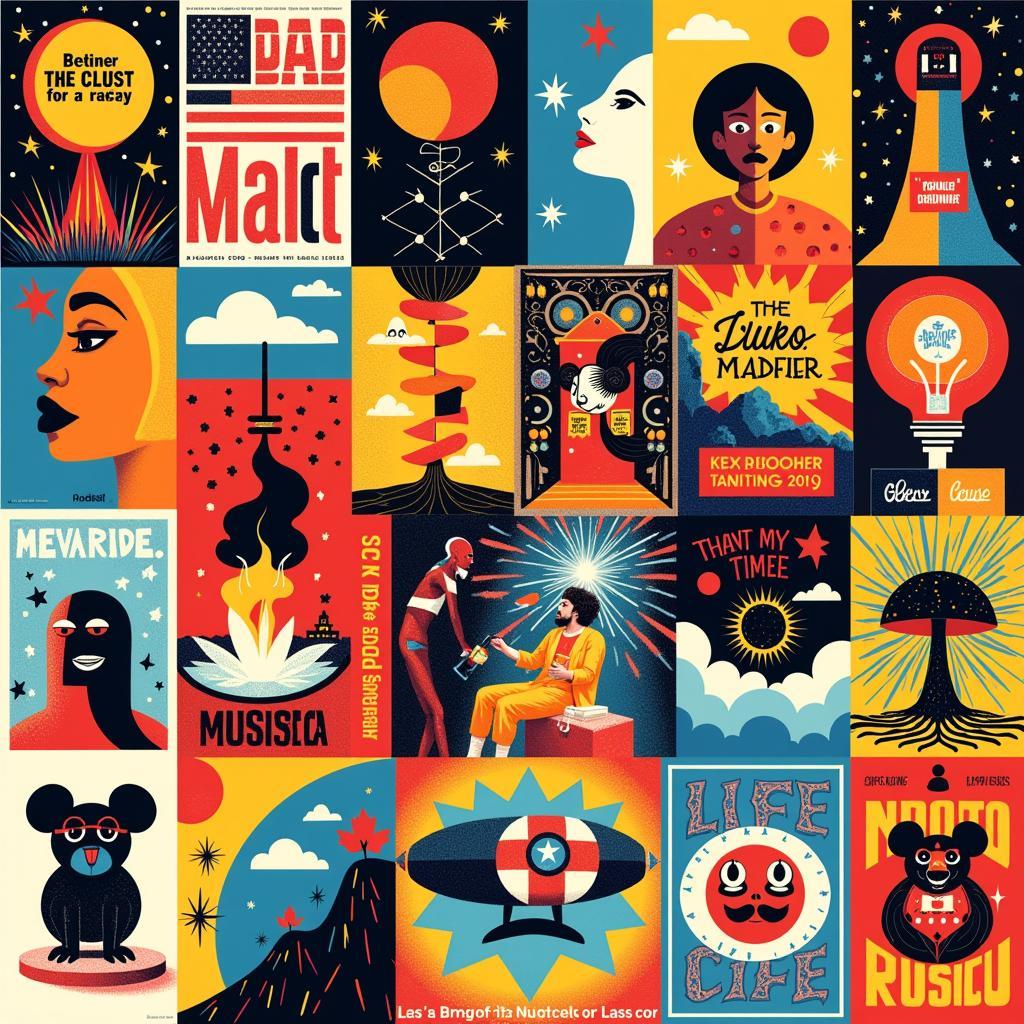 Colorful Poster Art Design Inspiration