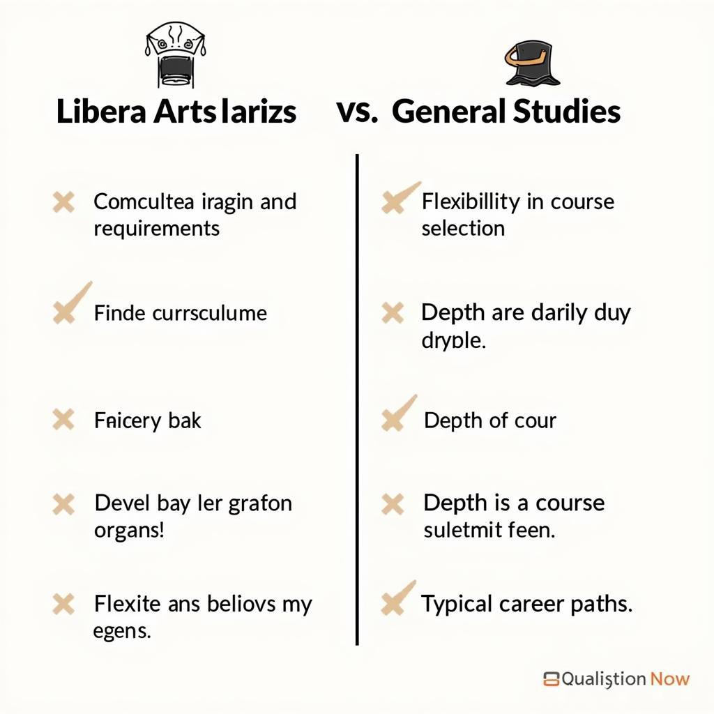 Comparing Liberal Arts and General Studies Programs