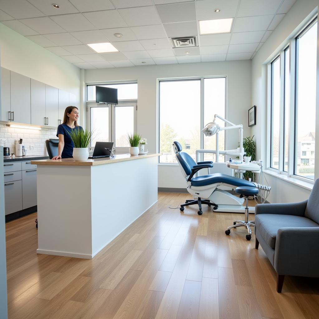 Modern and inviting dental office at Compass Dental Arts in Pacific Bay