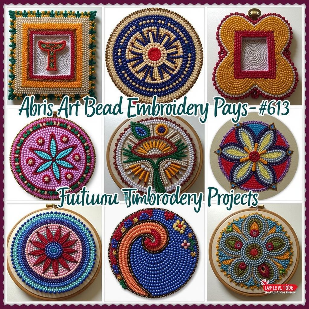 Completed Abris Art Bead Embroidery Projects