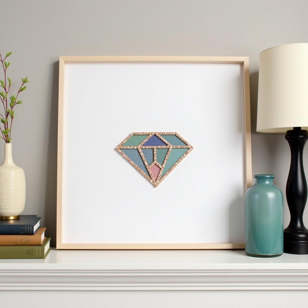 Completed Small Diamond Art Display