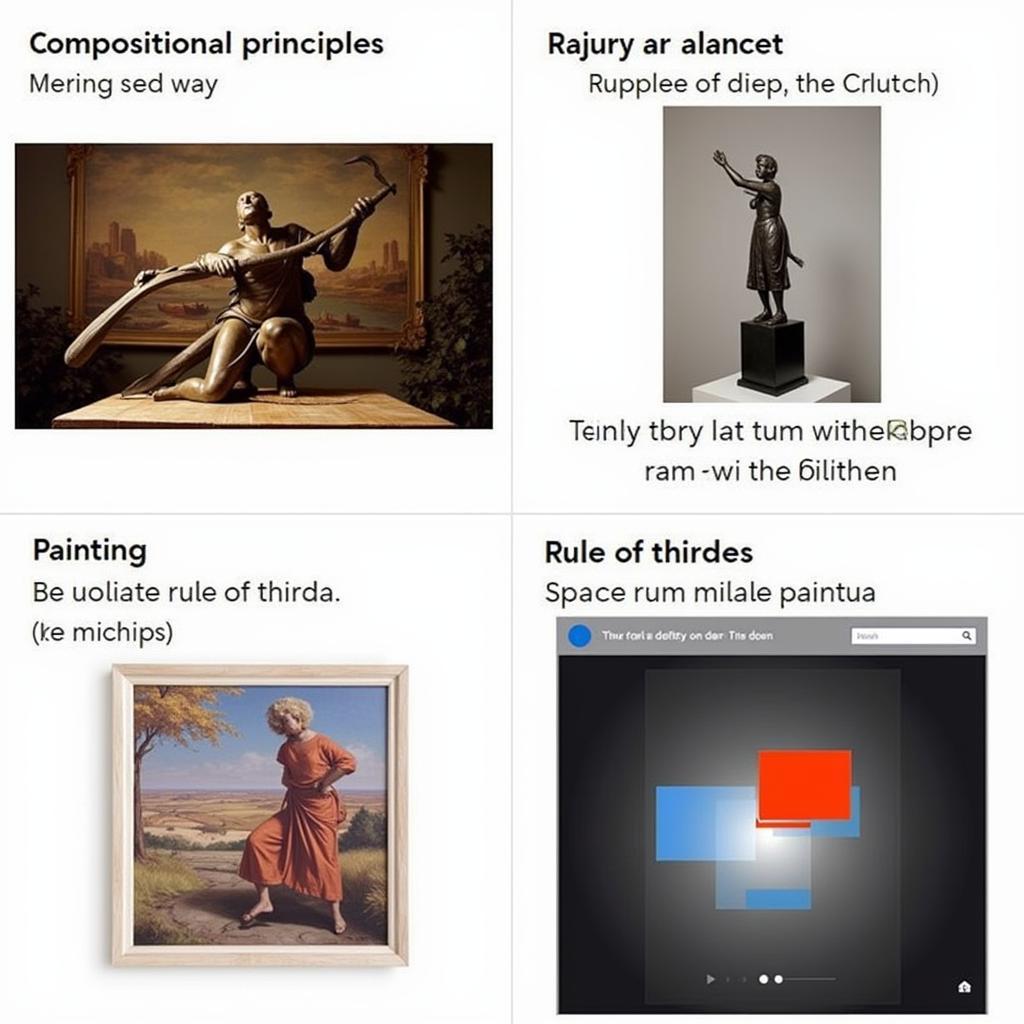 Composition in Different Artistic Mediums