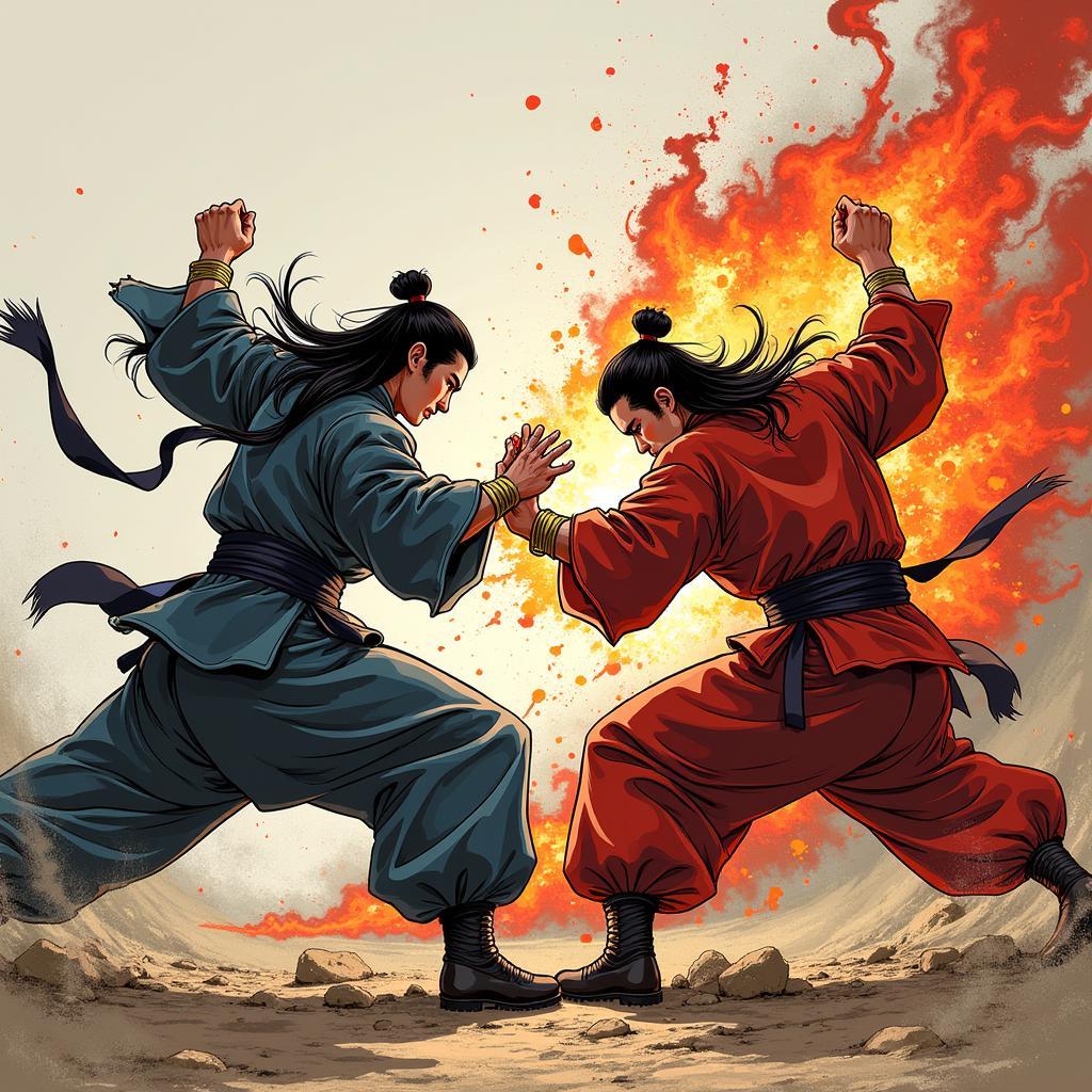 Intense Fight Scene from Conqueror of Modern Martial Arts Chapter 1