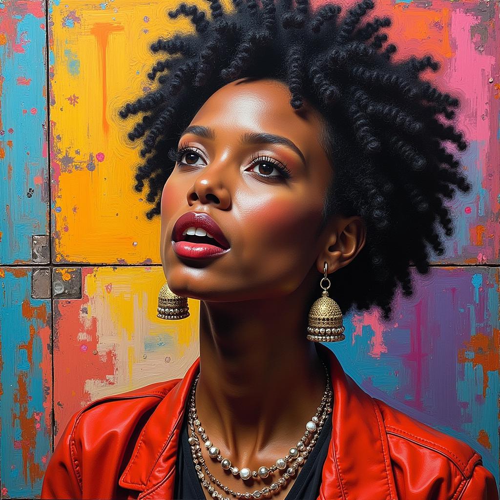 Contemporary art inspired by Lauryn Hill.