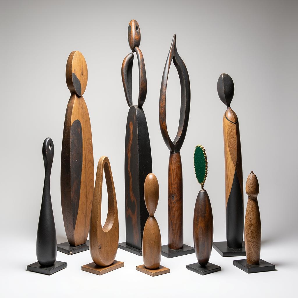 Contemporary Oblong Sculptures: Exploring Diverse Materials and Techniques