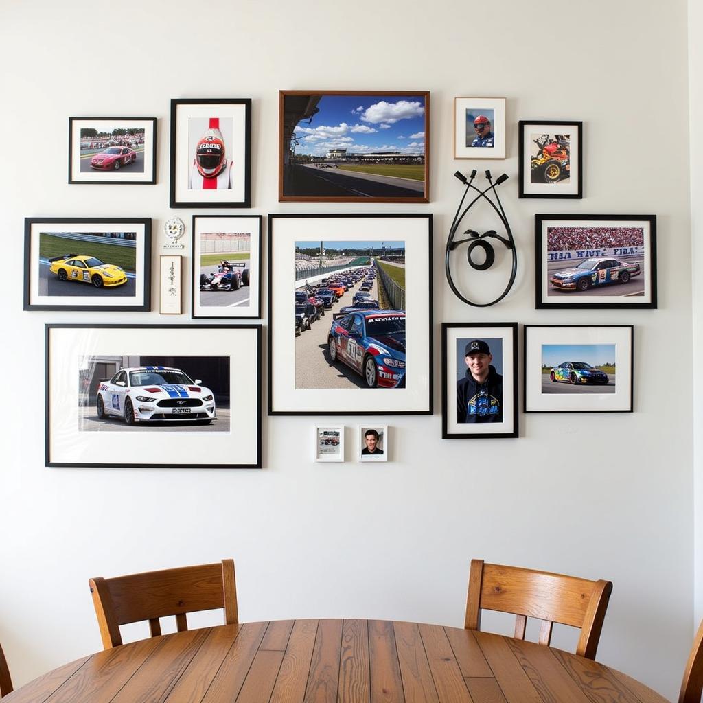 Gallery Wall Featuring Various COTA-Inspired Artworks