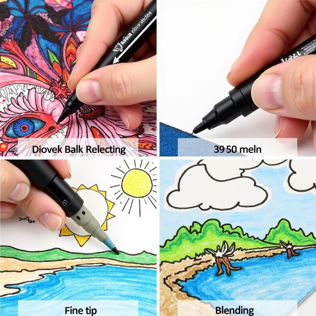 Cra-Z-Art Markers Used in a Detailed Illustration