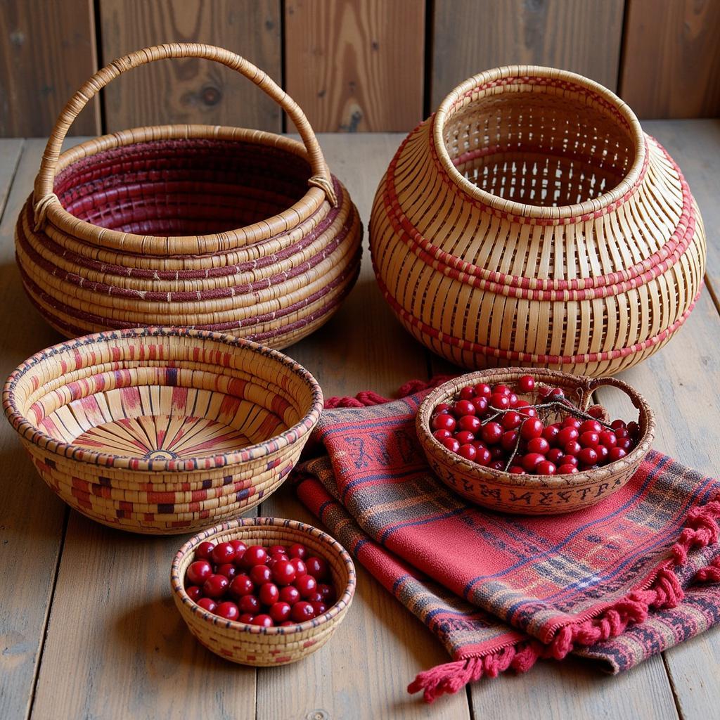 Cranberry Art in Native American Tradition