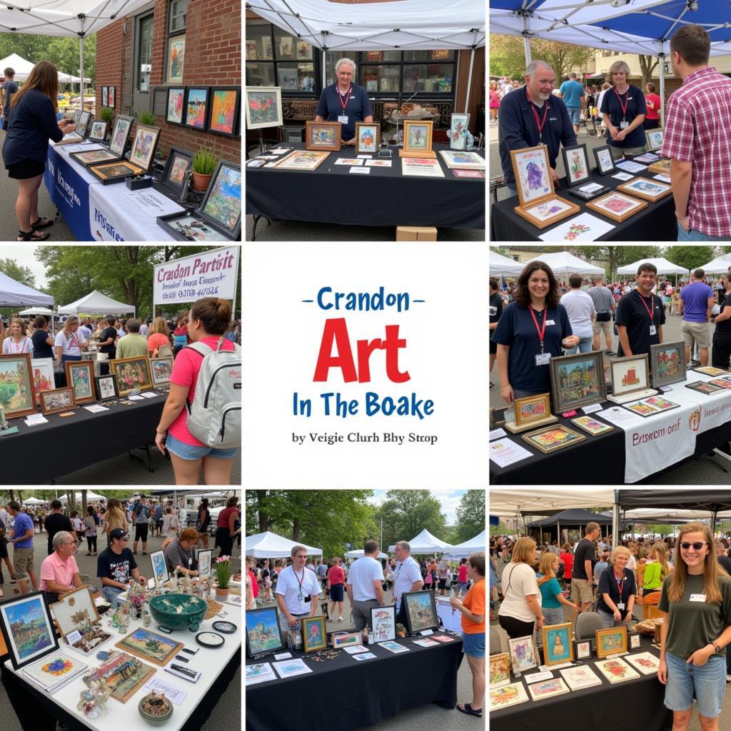 Artist Booths at Crandon Art in the Square