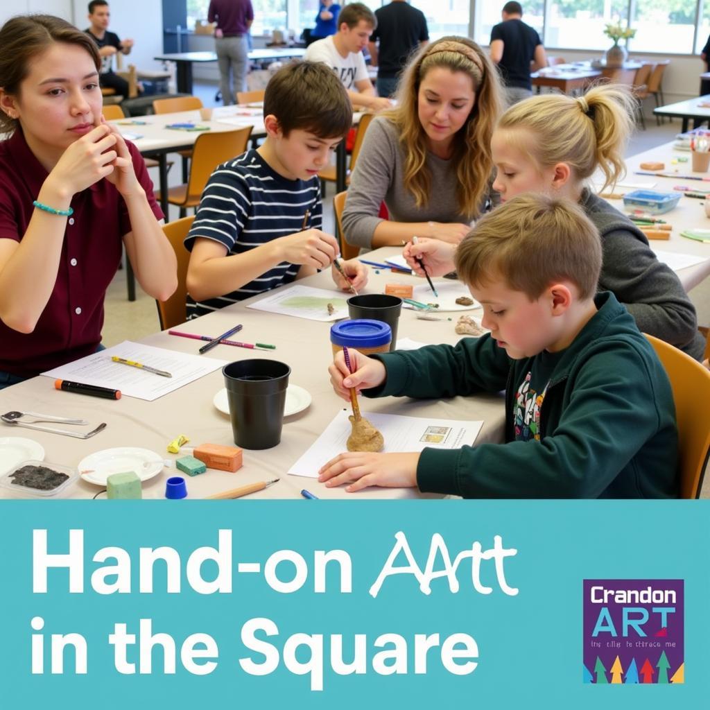 Interactive Art Workshop at Crandon Art in the Square