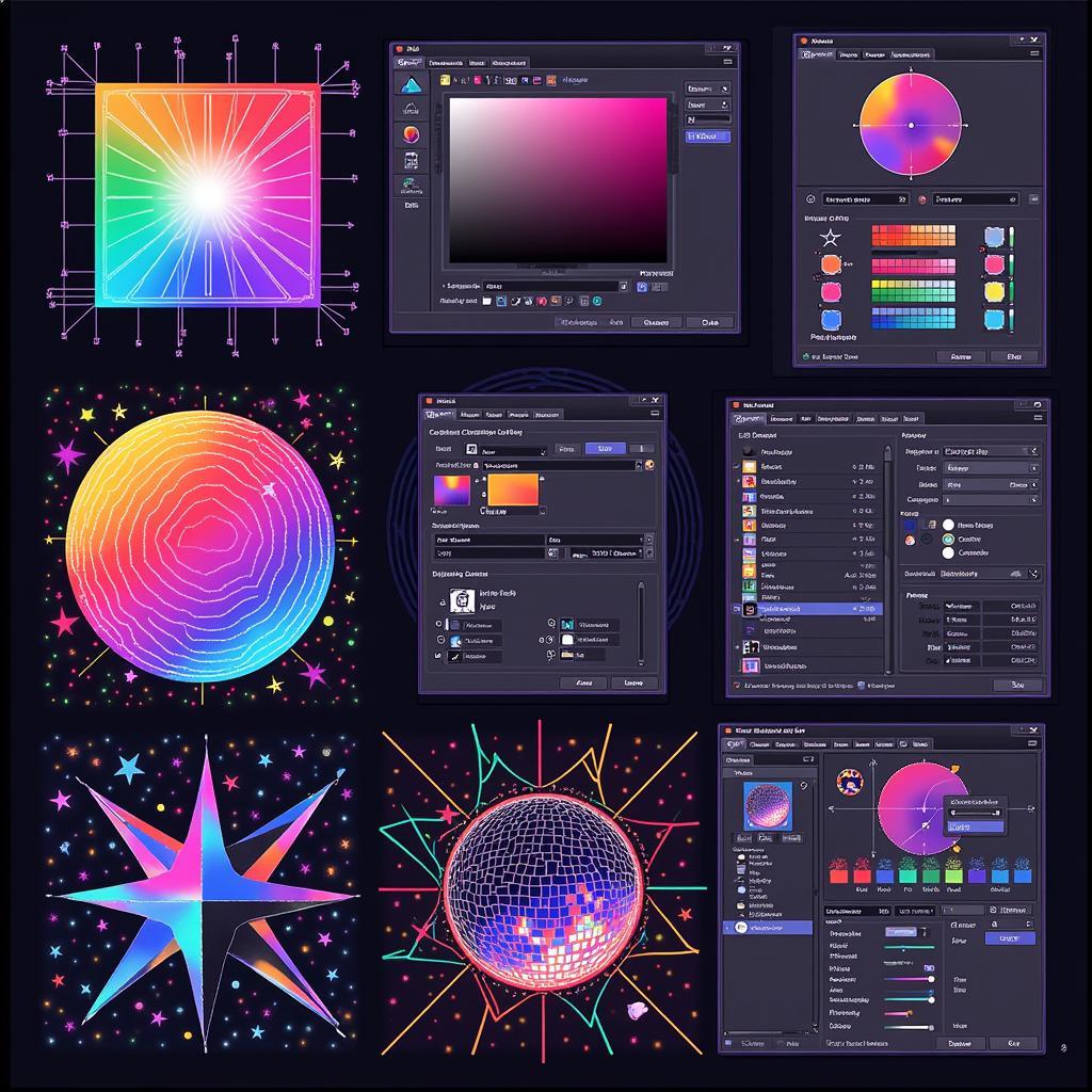 Creating Disco Art with Digital Tools: Experiment with Colors and Shapes